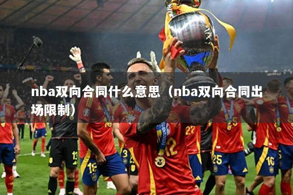 nba双向合同什么意思（nba双向合同出场限制）